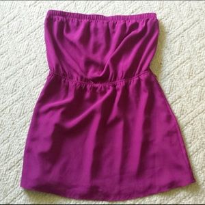 Strapless A-Line Dress